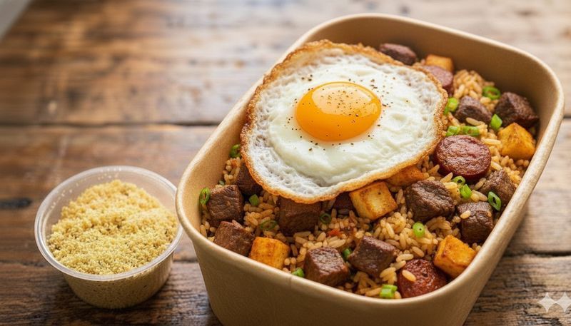 Brazilian Fried Rice — Mr. B Pastel Belconnen